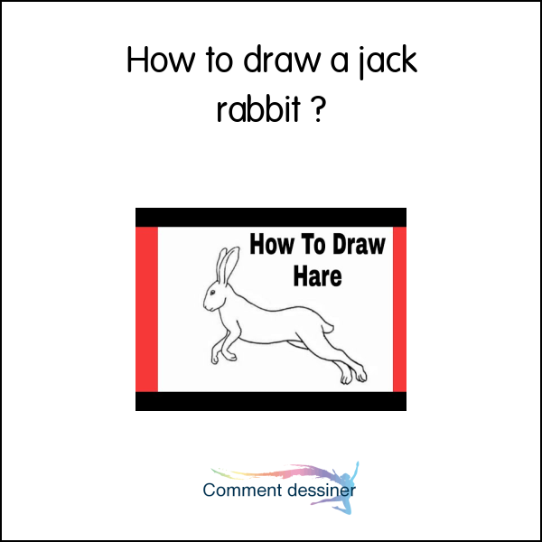 How to draw a jack rabbit